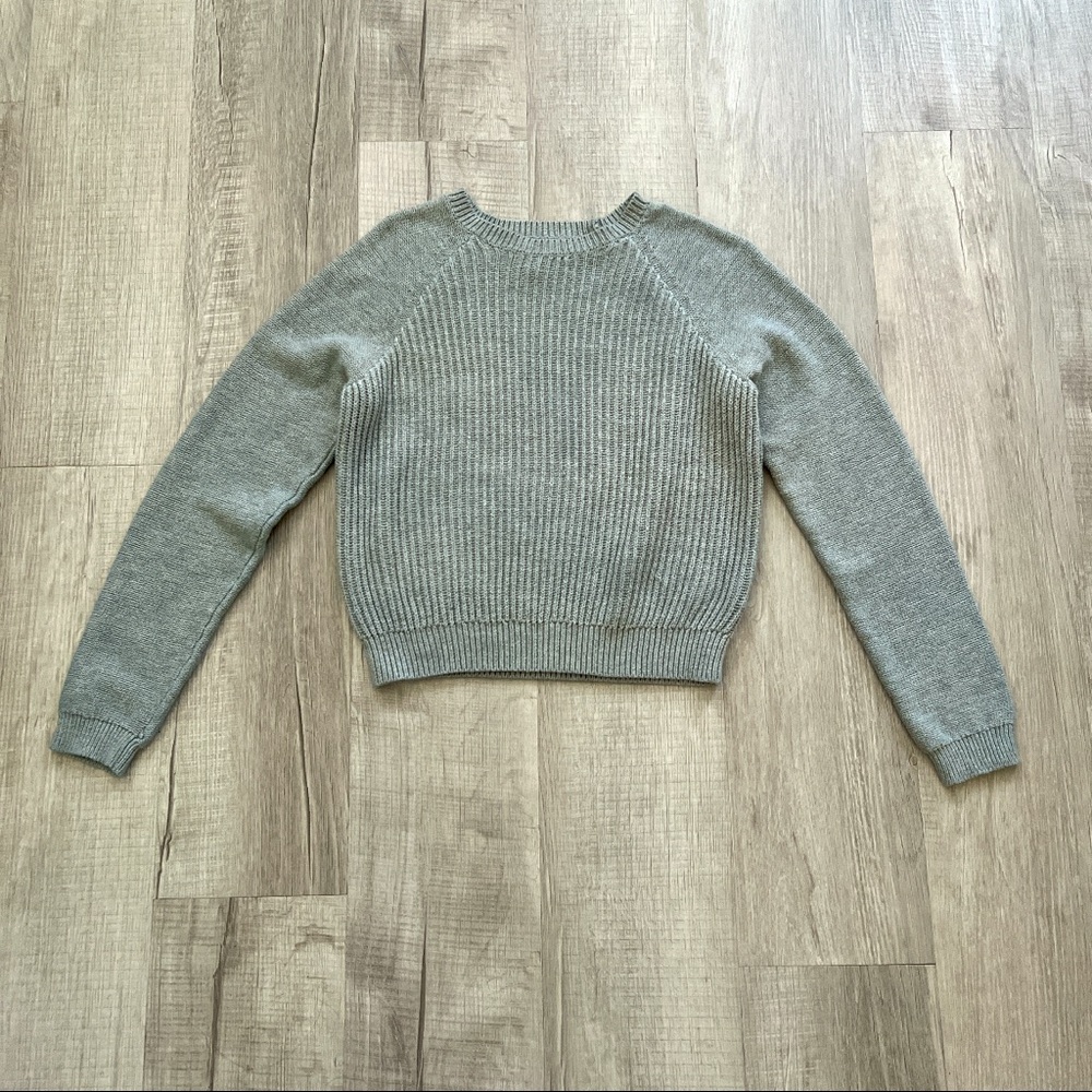 Women’s Grey Aeropostale Knit Sweater